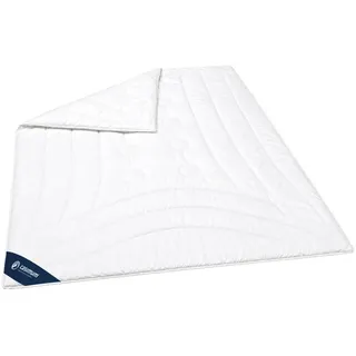 casimum Kamelhaardecke »LUXUS« – 100% Kamelhaar, Größe: 240x220 cm, Ganzjahresecke, Übergangsdecke, Bettdecke Kamelflaumhaar, casimum Weiß,