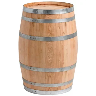 Temesso Stehtisch 79 cm Holzfass natur braun