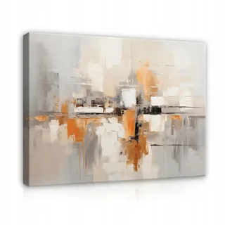 Wallarena Leinwandbild, Mehrfarbig, Holzwerkstoff, Recyclingholz, Abstrakt, Rechteckig, 120x80 cm, FSC 100%, 3D-Effekt, Bilder und Zubehör, Wandbilder, Leinwandbilder