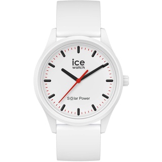 Ice-Watch - ICE solar power Polar - Weiße Herren/Unisexuhr mit Silikonarmband - 017761 (Medium)