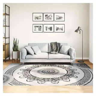 vidaXL Designer-Teppich 160 x 230 cm grau