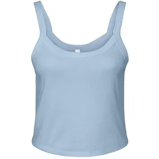 Bella + Canvas Tanktop Women ́s Micro Rib Spaghetti Strap Tank Damen Top M