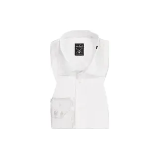 van Laack Herren Hemd weiß Baumwolle Comfort Fit, weiß, NOS