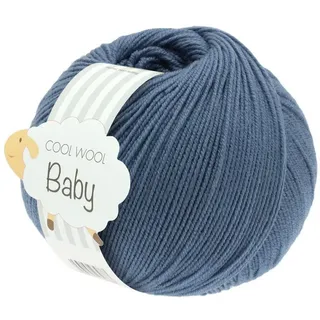 Lana Grossa Häkelgarn Cool Wool Baby Blau 50 g
