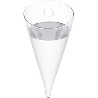 VALICLUD Runde Glas Wandvase aus Hochborosilikatglas Handgefertigt Hitzebeständig für Blumen und Pflanzen im Wohnzimmer oder Büro