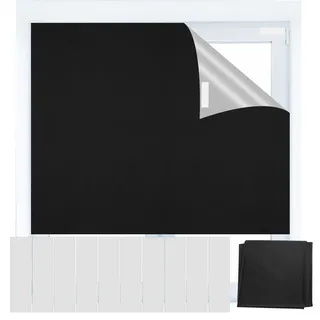 Dachfenster Verdunklungsrollo Ohne Bohren, 300x150cm Thermorollo