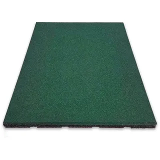 Floordirekt Outdoor-Bodenplatte Fallschutzmatte Play Protect, Bodenschutzmatte mit Drainage, verschiedene Dicken, 1-St., individuell kombinierbar, In vielen Farben, 50 x 50 cm grün 50 cm x 50 cm x 25 mm