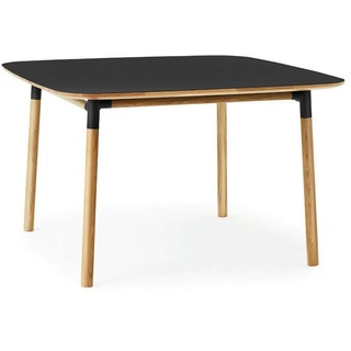 Normann Copenhagen Form Tisch 120 x 120cm | schwarz | Eiche