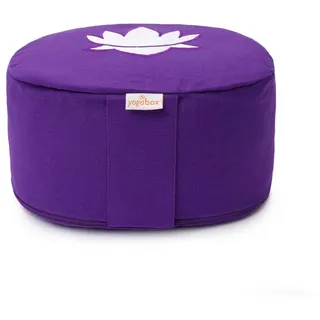 Yogabox Yogakissen oval Lotus Stick lila 1 St.