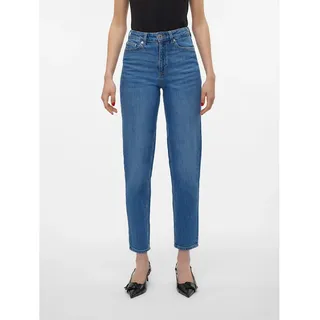 Vero Moda Tessa Mom Ra380 Hochtaillierte Jeans Medium Blue Denim 28 30
