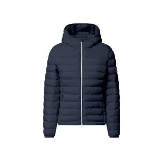 ECOALF für Damen. MCWGAJKATLAN0987S26-730 Atlantikblauer Mantel (M), Lässig, Recyceltes Polyester, Nachhaltig