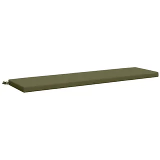 vidaXL Bankkissen 160 x 40 x 5 cm Olivgrün 1 St.