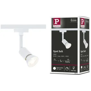 Paulmann URail Schienenspot Salt GU10 max. 10W dimmbar 230V Signalweiß