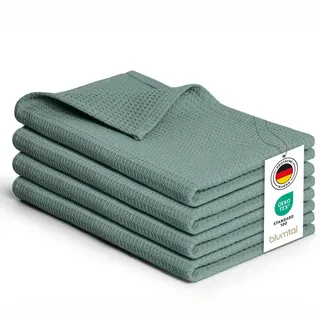 Blumtal Geschirrtücher, Grün, Textil, Quadratisch, 30x30 cm, Reach, Kochen, Geschirrtücher & Schürzen, Geschirrtücher