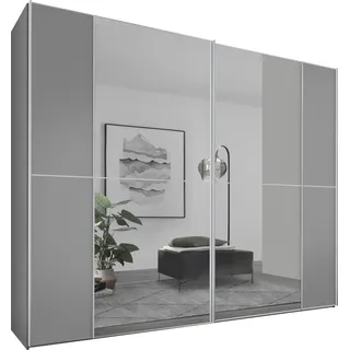 STAUD Schwebetürenschrank Sonett 220 298 x 222 x 68 cm Grau