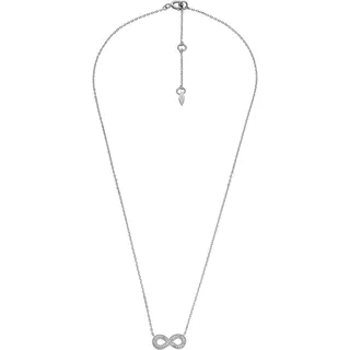 Fossil Infinity Anhänger Kette Silber