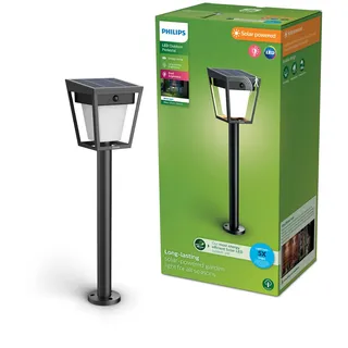 Philips Außenstandleuchte Kunststoff 69,3 cm Solar schwarz