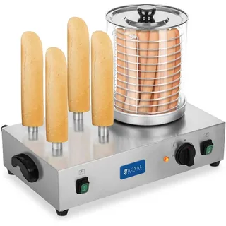 Royal Catering Hot-Dog-Maker - inkl. Toaststangen