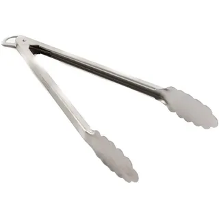 Trendline Grillzange 35 cm Edelstahl silber