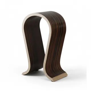 Tuwyii Kopfhörer Ständer Holz, Kopfhörerständer, Kopfhörer Halter, Kopfhörerständer Universal Holz, U Form, Gaming Headset Ständer für Over-Ear-Kopfhörer, für Ihren Schreibtisch (Ebenholzmaserung)