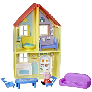 Peppa Pig Peppa’s Adventures Peppas Haus Spielset, enthält Peppa Wutz Figur und 6 tolle Accessoires, Vorschulspielzeug für Kinder ab 3 Jahren