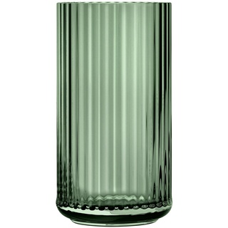 Lyngby Porcelæn - Glasvase H 38 cm, grün