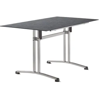 Sieger Gastro-Tisch Klapptisch 140 x 80 x 10 cm Grau