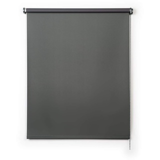 STORESDECO Verdunkelungsrollo Fensterrollo Blackout, Rollo für Fenster und Tür | Grau, 200 cm x 250 cm