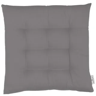 Tom Tailor Sitzkissen, Grau, Textil, 40x5x40 cm, Oeko-Tex® Standard 100, Wohntextilien, Kissen, Sitzkissen
