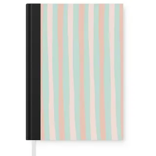MuchoWow Notizbuch Sommer - Design - Pastell, Notebook, Notizblock a5, Tagebuch, Journal Liniert