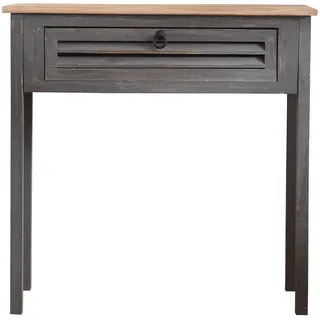 Mobili Rebecca Rebecca Konsolentisch 75 x 75 x 30,5 cm Blau Grau