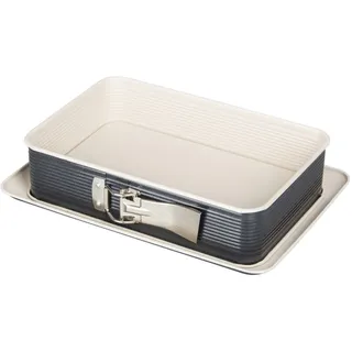 Zenker Rechteckige Springform Creme Noir 28 x 18 cm