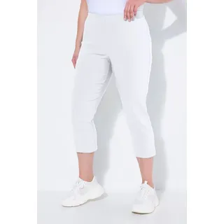 Ulla Popken Bengalinhose wadenlang Weiß 64