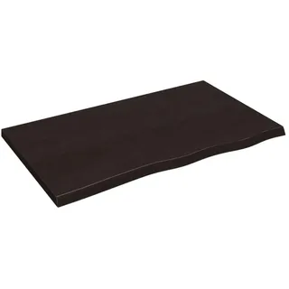 vidaXL Wandregal 100 x 60 x 4 cm Dunkelbraun