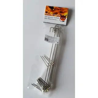 Räucherteufel Krallen-Räucherhaken, 20cm/2mm 5 Stück