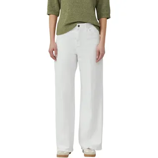 s.Oliver Jeans Suri/Regular Fit/High Rise/Wide Leg / Regular Fit / High Rise / Wide - weiß 40/30