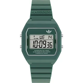 Digitaluhr ADIDAS ORIGINALS "AOST235582I" Armbanduhren grün (dunkelgrün) Herren Quarzuhren Armbanduhr, Quarzuhr, Herrenuhr