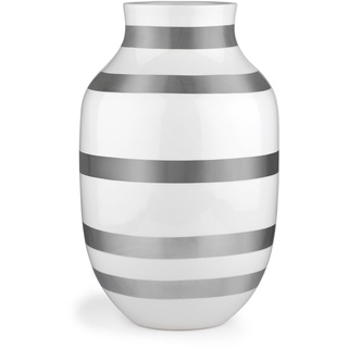Kähler Design - Omaggio Vase H 31 cm, silber