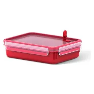 Emsa Frischhaltedose eckig rot 1,2 l