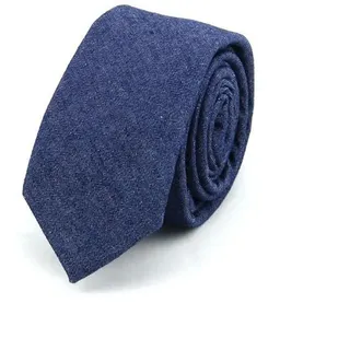 LYXYGMV Krawatte aus Jean-Stoff, schmal, weicher Denim, Herren-Krawatte, blau, handgebunden, Retro-Krawatte, Anzug-Accessoires Für Formelle Anlässe - Einheitsgröße