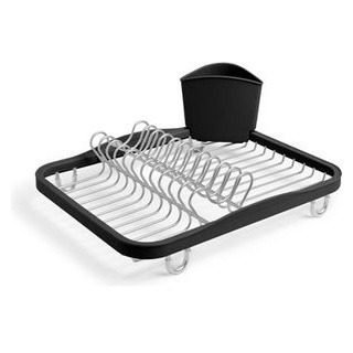 Umbra Abtropfgestell Sinkin Dish Rack 330065-744, Geschirr und Besteck, Metall, 36x14x28cm, schwarz