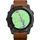 51 mm schwarz/carbongrau Titan mit Lederarmband