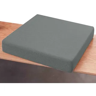 moismk Sitzkissen Sitzerhöhung Stuhl Bodenkissen Stuhlkissen 40x40 45x45 50x50 35x35 mit Memory Foam Sitzpolster für Indoor & Outdoor Gartenstuhl Balkon Terrasse(Dunkelgrau,35x35cmx3cm Thick)