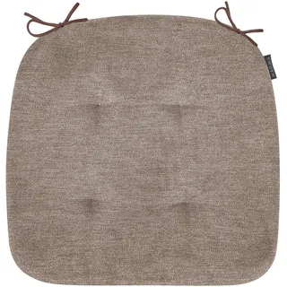 Magma Heimtex Alfa Stuhlkissen 41 x 41 cm Braun