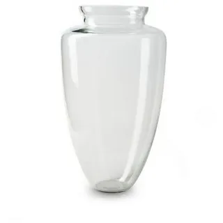 INNA-Glas Bodenvase Dekovase LOREVANO, klar, 57cm, Ø30cm weiß