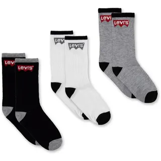 Levi's Levi's® Kids Socken BATWING REGULAR CUT 3PK (3-Paar) for BOYS schwarz 4/5 (23,5/26,5)