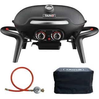 TAINO KENAI Tischgrill Set + Abdeckhaube + Regler