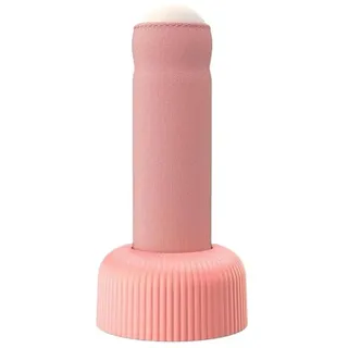 LUCKKY LED Column Night Light, Hand-Pulled Cozy Nachtlicht, Nachtlicht Kinder, Kreative Hand Pull LED Nachtlicht Geschenk, Lustiges LED Nachttischlampe Aufladbar, Dimmbar Jerk Licht (Rosa)