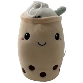 soma Kuscheltier bubble tea kuscheltiere bubble tea plüschtier rosa 30 cm (1-St), Super weicher Plüsch Stofftier Kuscheltier für Kinder zum spielen