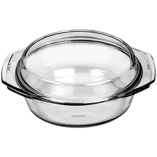 Simax Auflaufform rund 24 x 16 x 11 cm Transparent